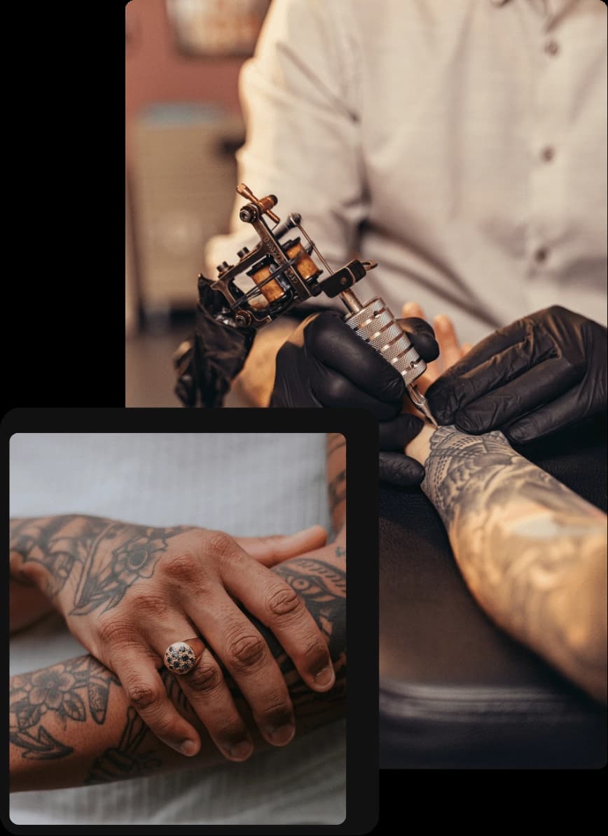 Tattoo Artist Working